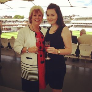 Molly and me at Lords