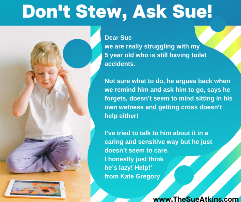 Why Is My 5 Year Old Suddenly Having Accidents Sue Atkins The